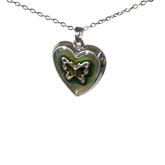 Necklace, Butterfly Hearet, Color Changing