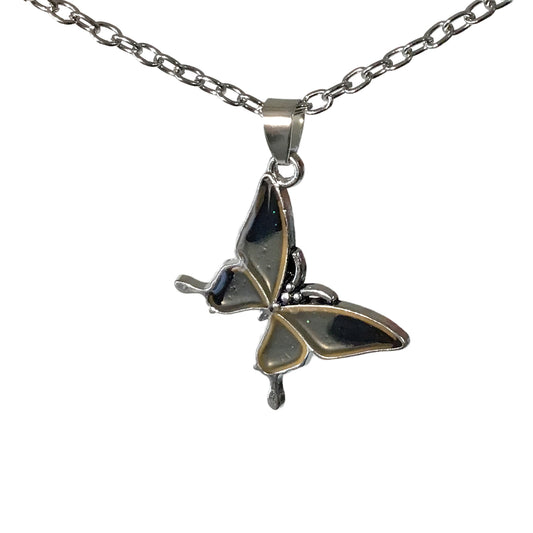 Necklace, Butterfly, Color Changing