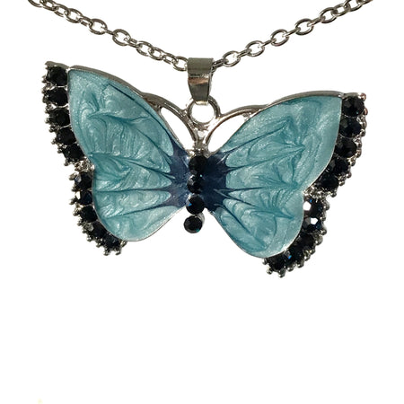 Necklace, Blue Butterfly