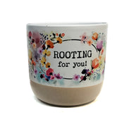 Pot, 4in, Ceramic, Rooting For You