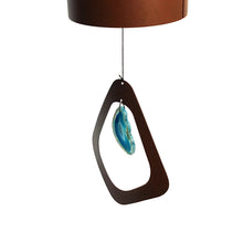 Load image into Gallery viewer, Wind Bell, Blue Agate, 10.75"
