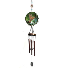 Load image into Gallery viewer, Metal &amp; Glass Solar, Hummingbird
