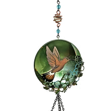 Load image into Gallery viewer, Metal &amp; Glass Solar, Hummingbird
