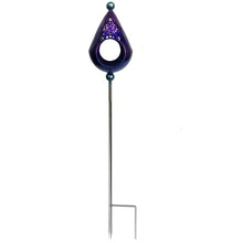 Load image into Gallery viewer, Birdfeeder Stake, Tear, Blue/Purple
