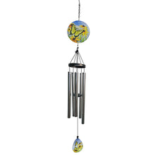 Load image into Gallery viewer, Wind Chime, 37in Glass Art Swallowtail
