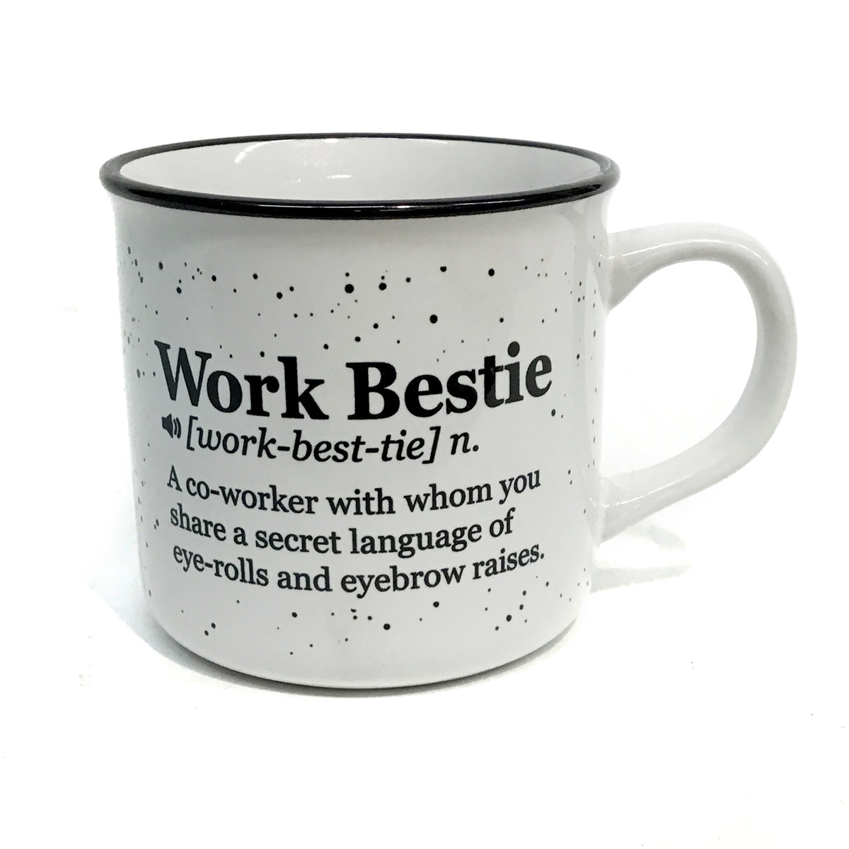 Ceramic Mug, Vintage Work Bestie