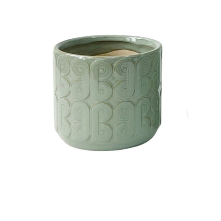 Pot, 4in, Ceramic, Light Green, Paloma