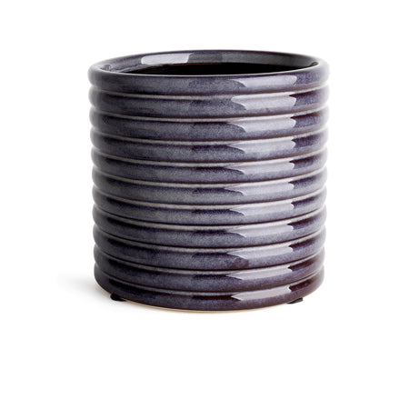 Pot, 6in, Ceramic, Dark Blue, Amaya