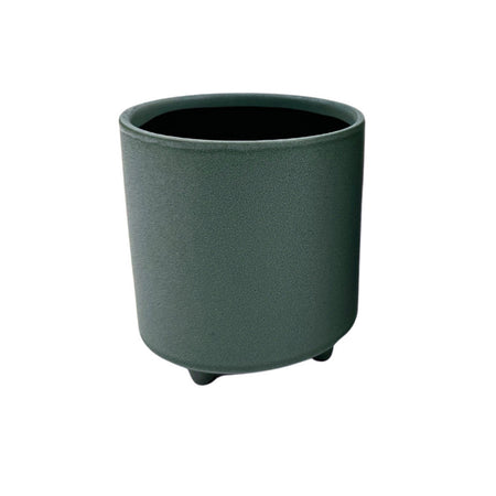 Pot, 4in, Ceramic, Blue Grye, Rina