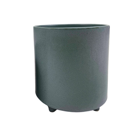 Pot, 6in, Ceramic, Blue Grey, Rina