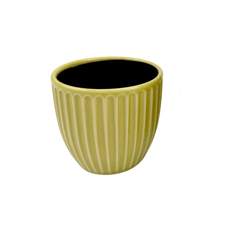 Pot, 4in, Ceramic, Yellow, Shae