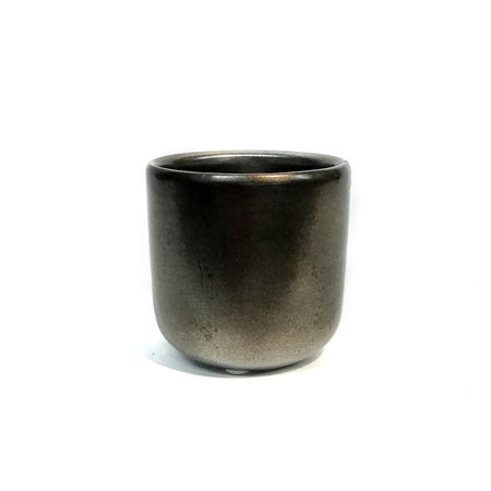Pot, 2.5in, Ceramic, Matte Charcoal