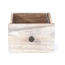 Load image into Gallery viewer, Planter, 4in, Square Rustic Drawers, Assorted
