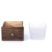 Load image into Gallery viewer, Planter, 4in, Square Rustic Drawers, Assorted

