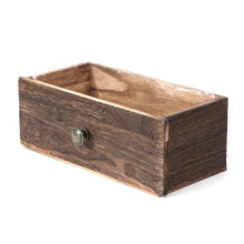 Load image into Gallery viewer, Planter, 8in, Square Rustic Drawers, Assorted
