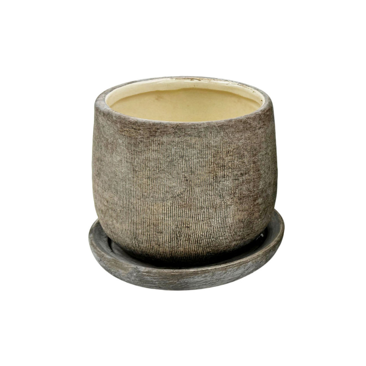 Pot, 4in, Ceramic, Rustic, Katrina