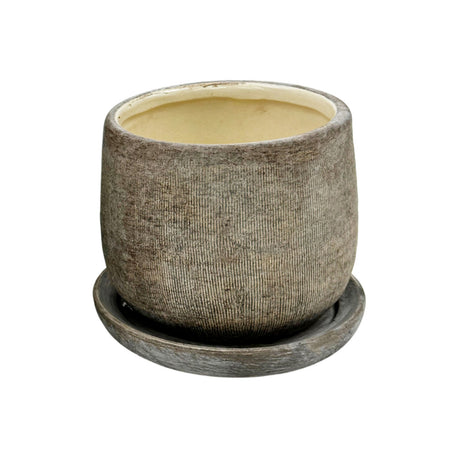 Pot, 6in, Ceramic, Rustic, Katrina