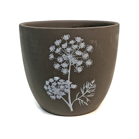 Pot, 6in, Meadowsweet, Coffee