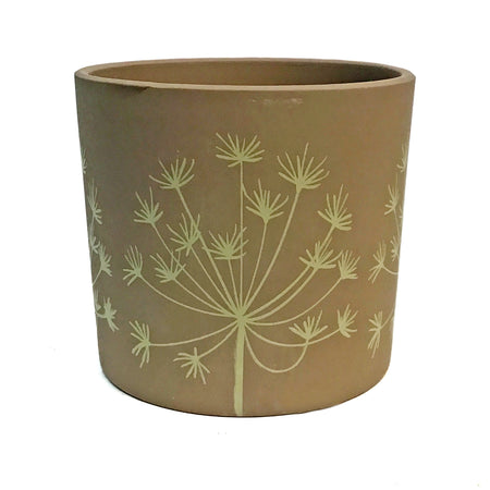Pot, 6in, Apiale, Brown