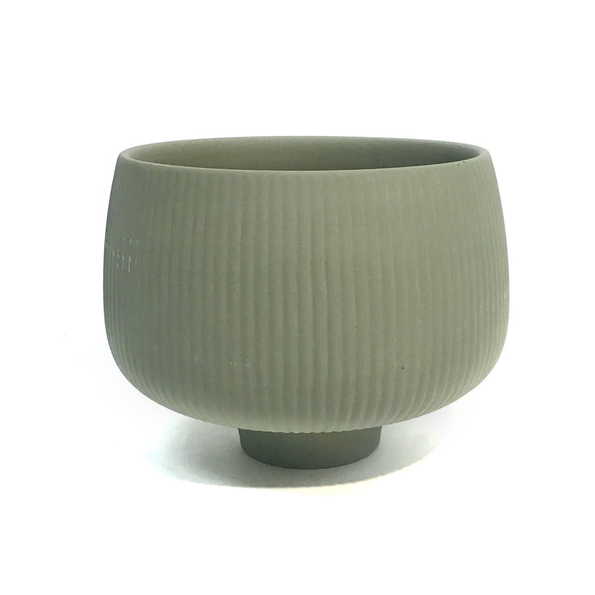 Pot, 6in, Ceramic, Lilo, Olive