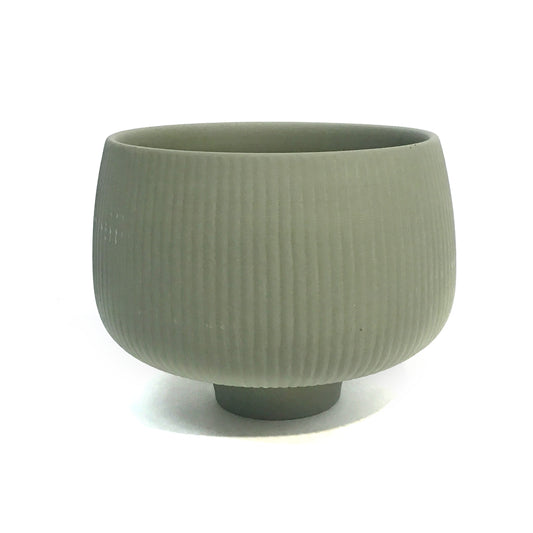 Pot, 6in, Ceramic, Lilo, Olive