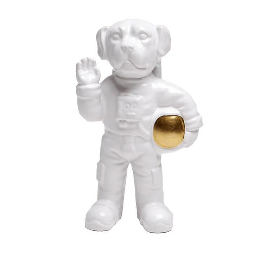 Vase, Ceramic, Astronaut, Laika The Dog