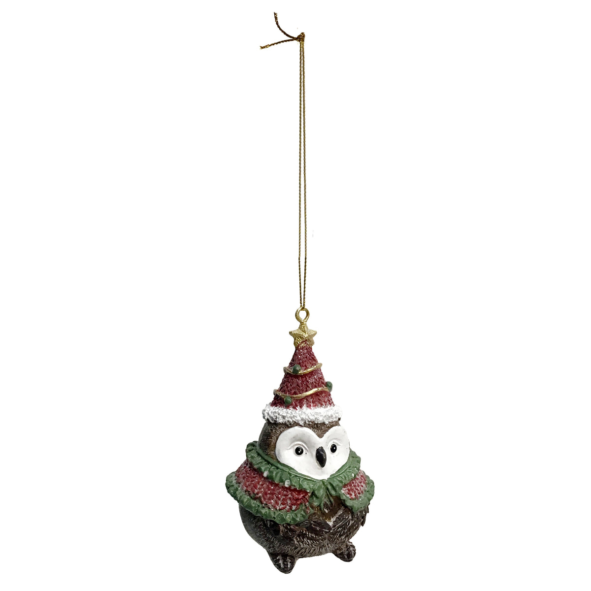 Ornament, Resin, Owls, 2 Assorted