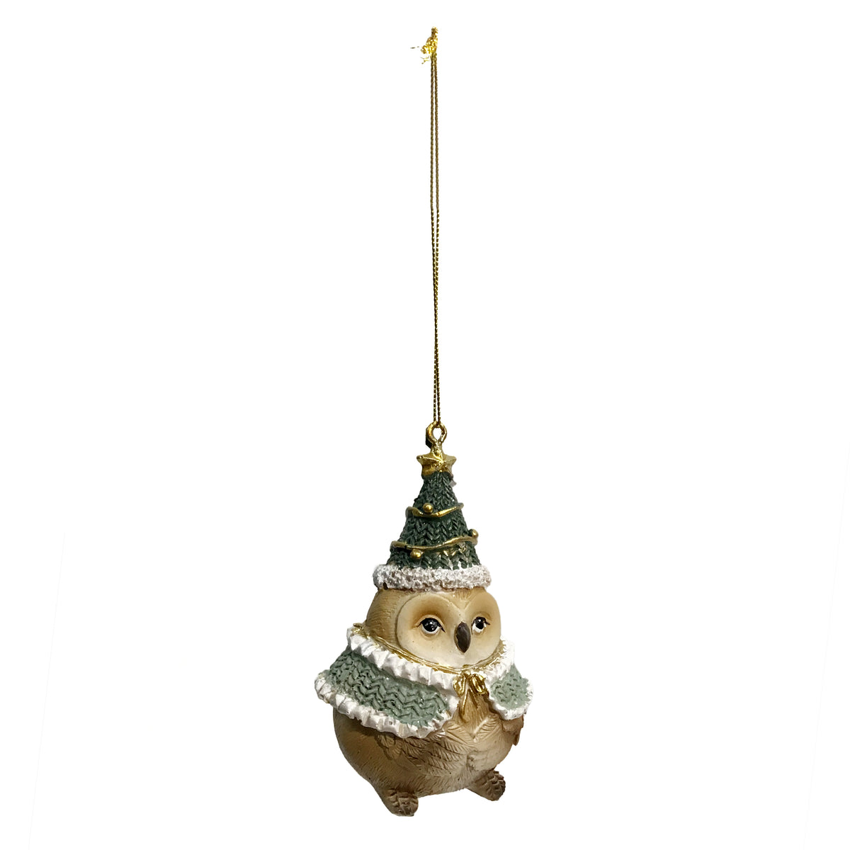 Ornament, Resin, Owls, 2 Assorted