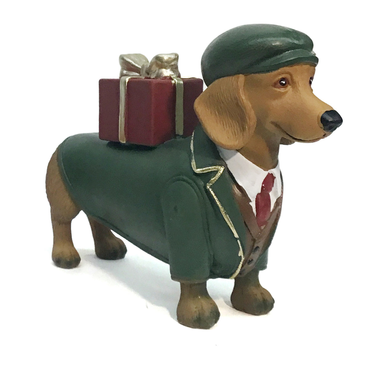 Decor, Resin, Xmas Dogs, 2 Assorted