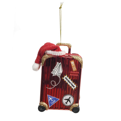 Ornament, Suitcase, 2 Assorted