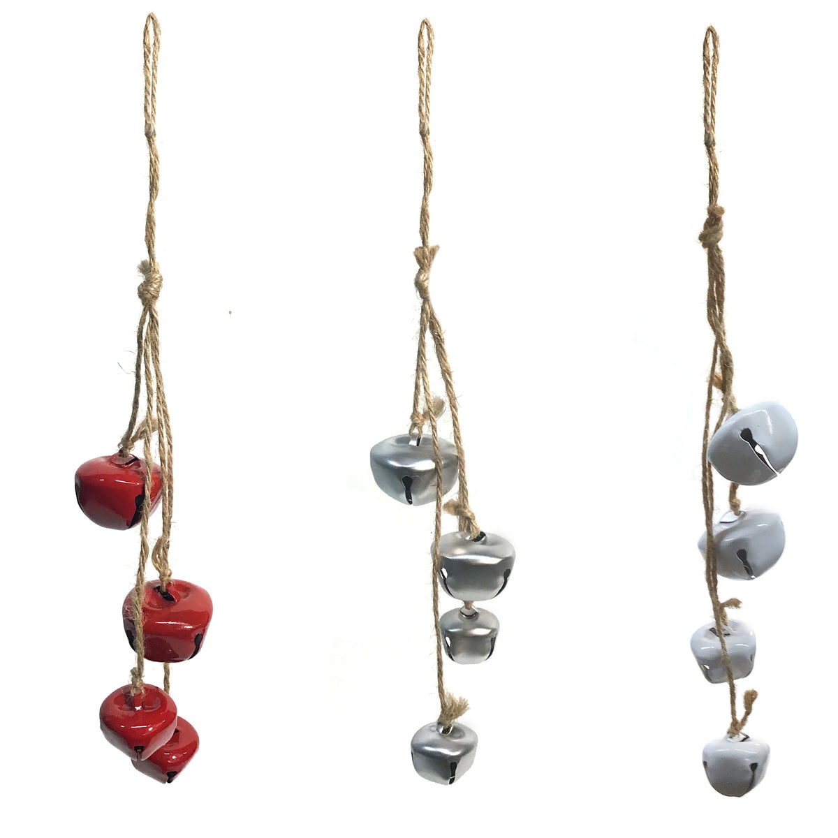 Ornament, Iron Bells, 3 Assorted