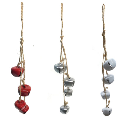 Ornament, Iron Bells, 3 Assorted