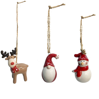 Ornament, Xmas Icons, 3 Assorted