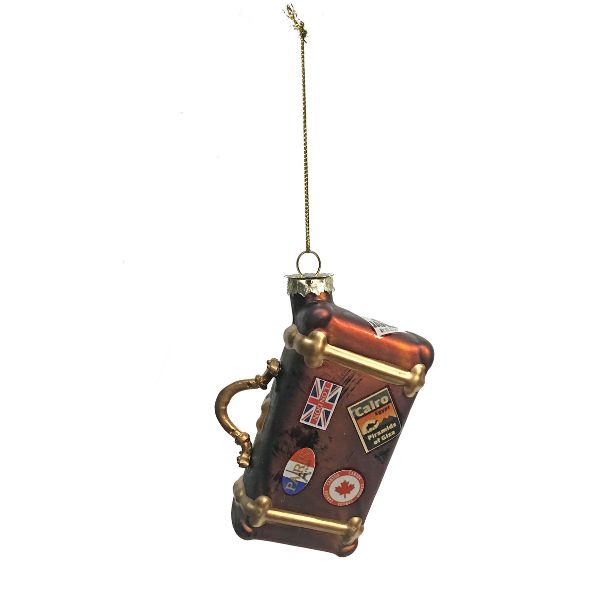 Ornament, Glass, Suitcase