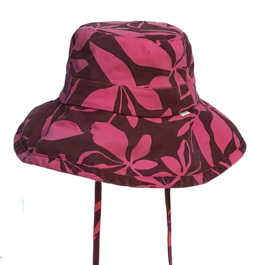 Ladies Floppy Sunhat, Coral Bay, Red, Medium