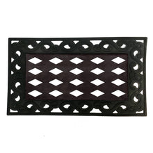 Load image into Gallery viewer, Black Scroll Sassafras Switch Door Mat Tray
