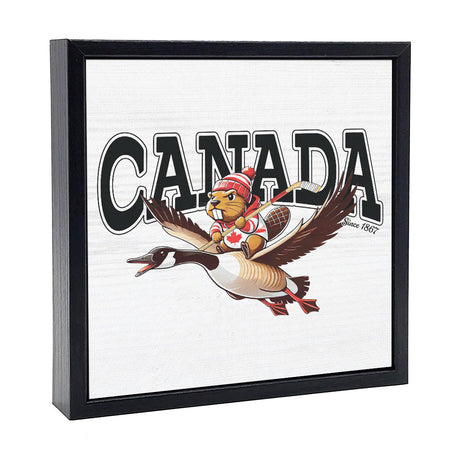 Wood Block Shelf Decor, CANADA Since 1867