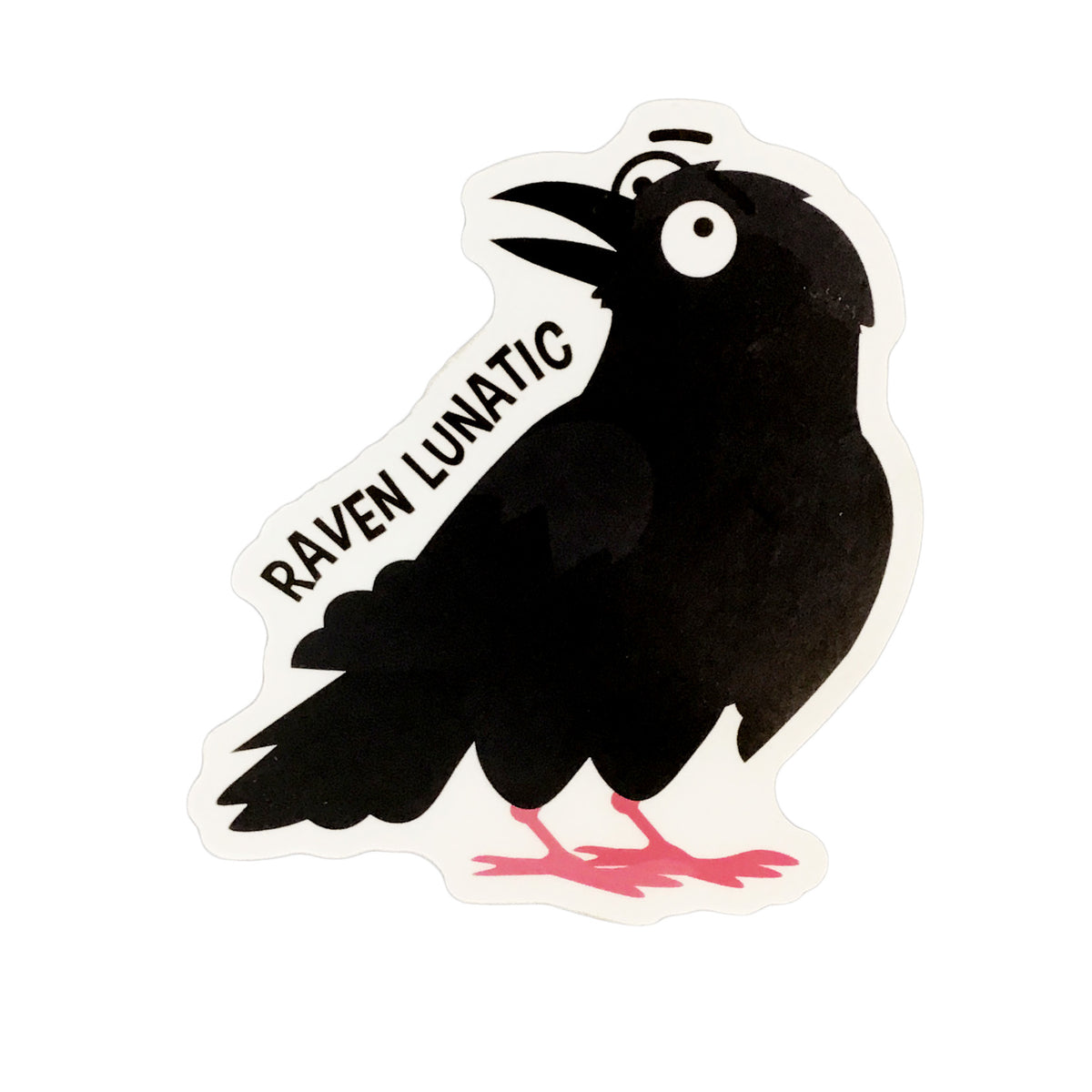 Sticker, 3in, Raven Lunatic