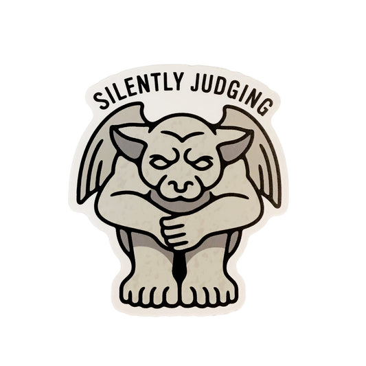 Sticker, 3in, Silently Judging Gargoyle