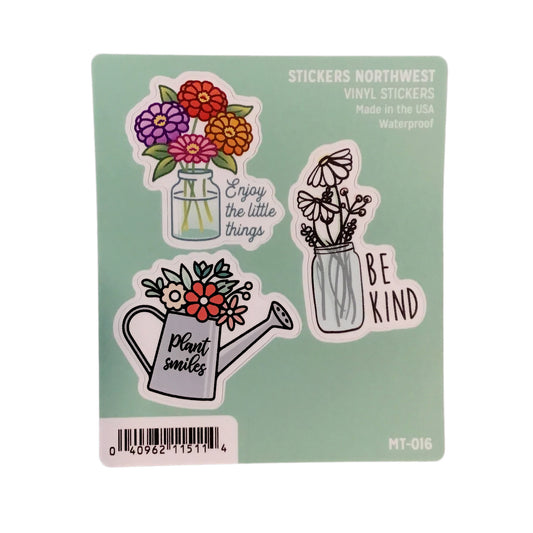 Stickers, Mini Trio, Floral Encouragement