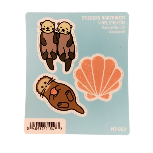 Stickers, Mini Trio, Sea Otter