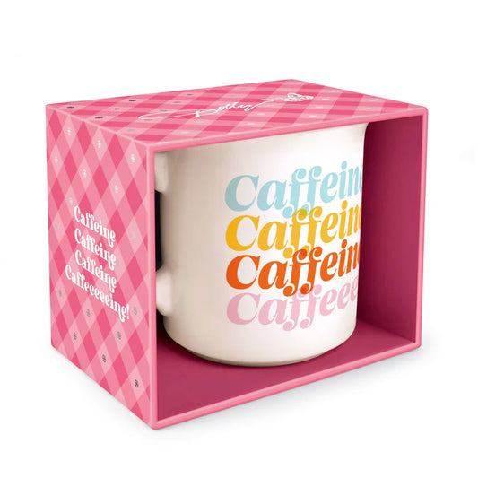 Dolly Porcelain Mug, Caffeine 16oz