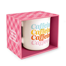 Load image into Gallery viewer, Dolly Porcelain Mug, Caffeine 16oz
