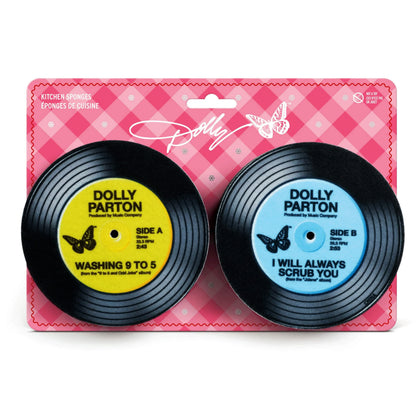 Dolly, Records Kitchen Sponges, Set of 2