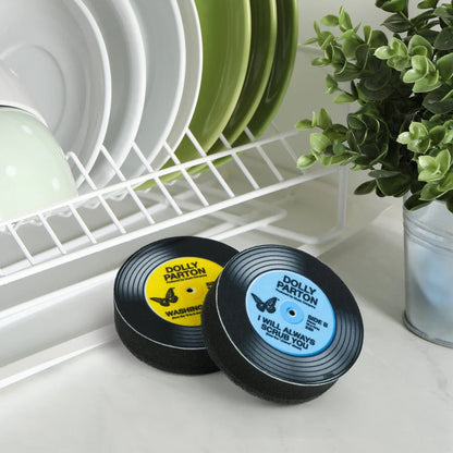 Dolly, Records Kitchen Sponges, Set of 2