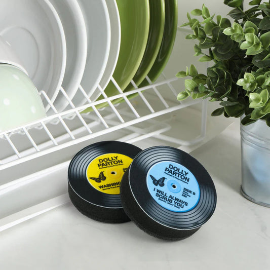 Dolly, Records Kitchen Sponges, Set of 2