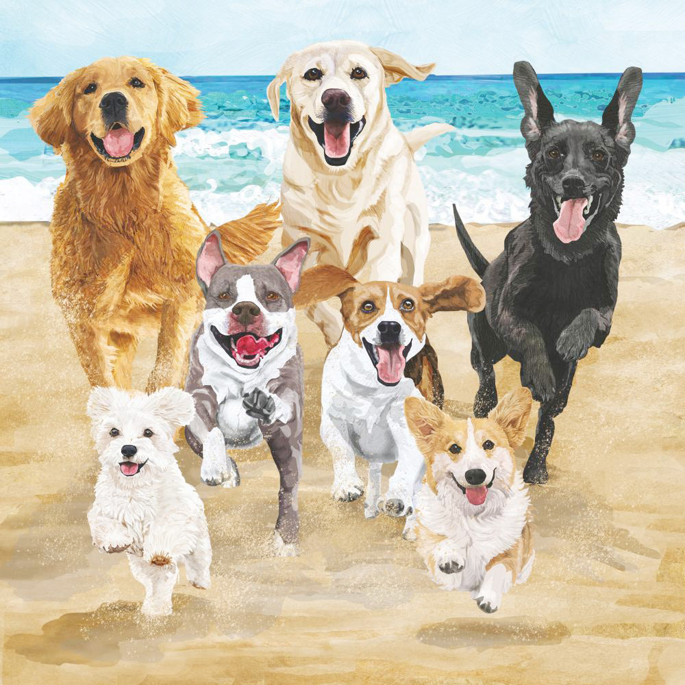 Paper Cocktail Napkin, 20 Count, Release The Hound