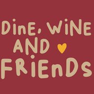 Paper Cocktail Napkin, 20 Count, Wine,Dine,Friend