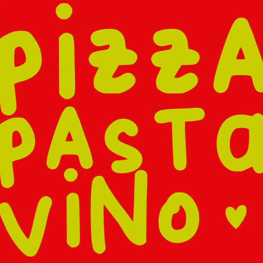 Paper Lunch Napkin, 20 Count, Pizza,Pasta,Vino
