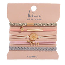 Load image into Gallery viewer, K'lani Hair Tie + Bracelet - Explore, Medium
